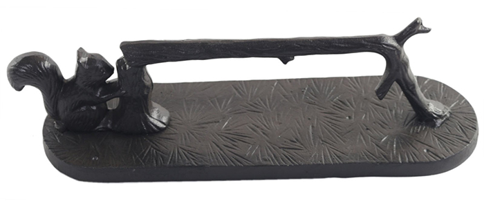 Cast Iron Tree & Squirrel Scraper